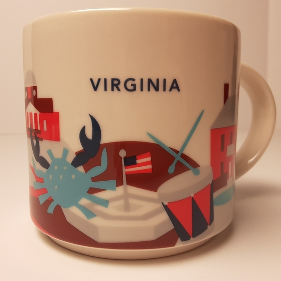 Coffe Mug Starbucks Virginia You Are Here